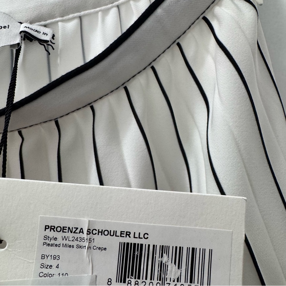 Proenza Schouler Pleated Miles Skirt in Crepe - Picture 15 of 15